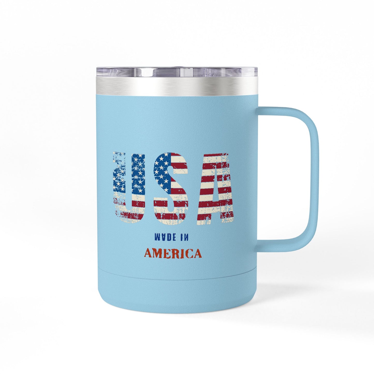 Coffee Mug Tumbler - 4th of July Celebration 15oz