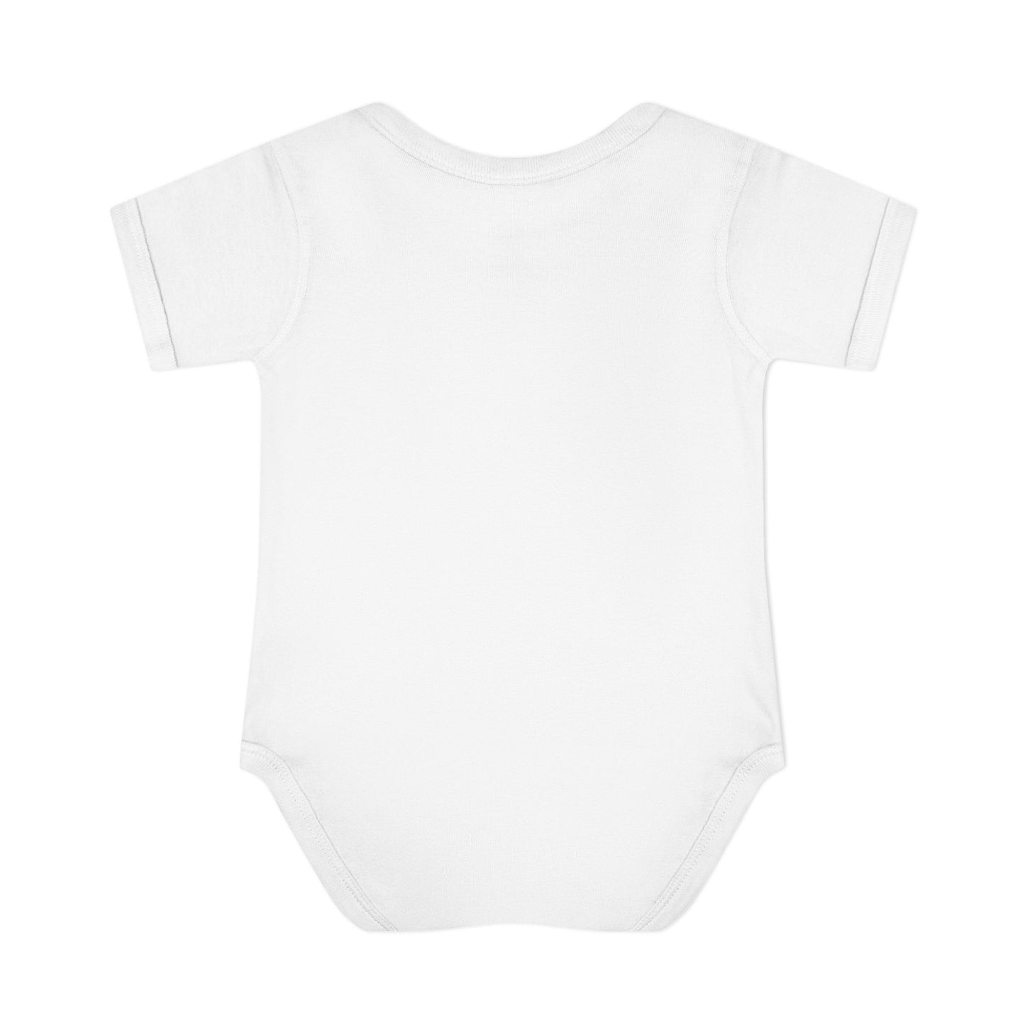 Baby Bodysuit — Cute Rainbow with Smiling Clouds Infant Onesie
