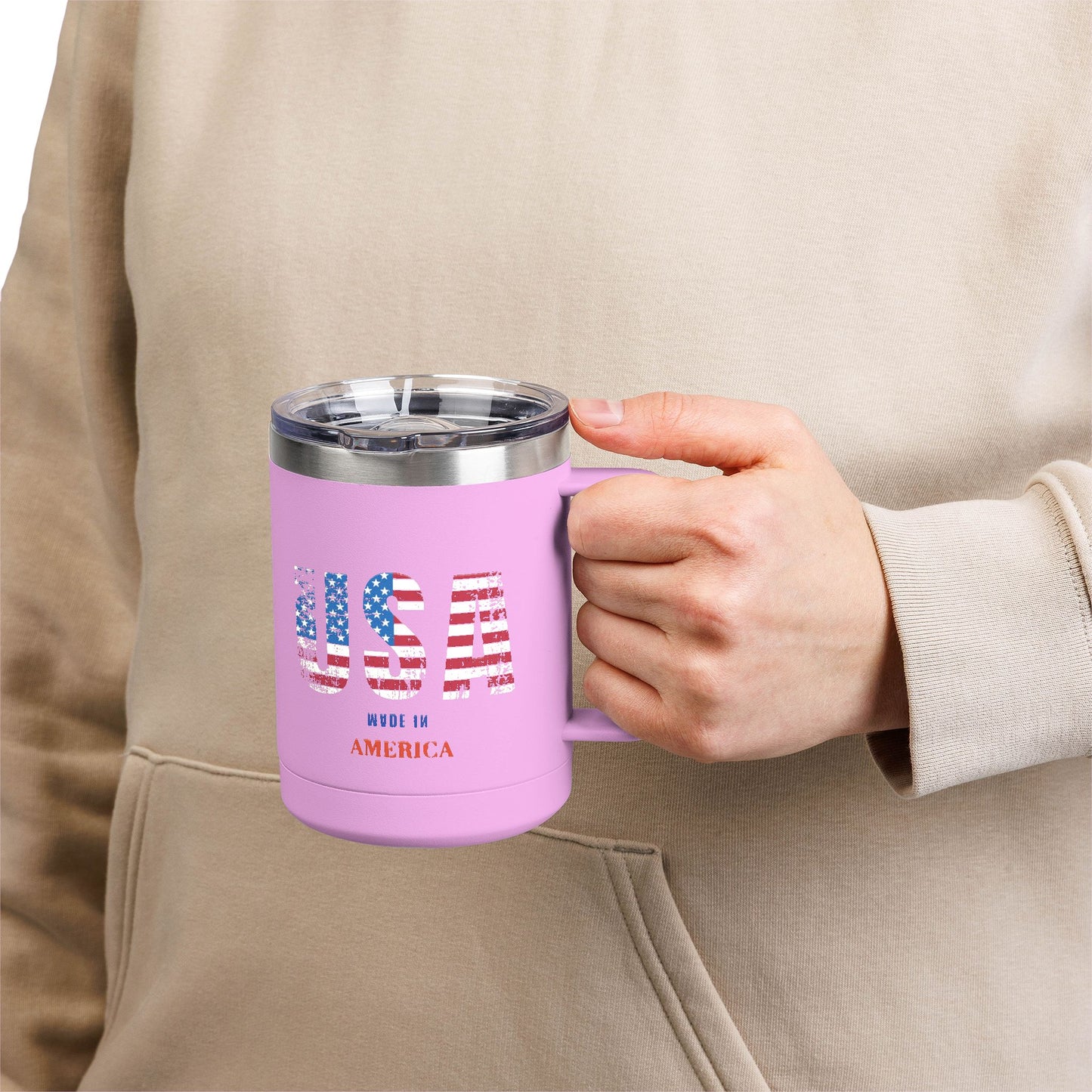 Coffee Mug Tumbler - 4th of July Celebration 15oz