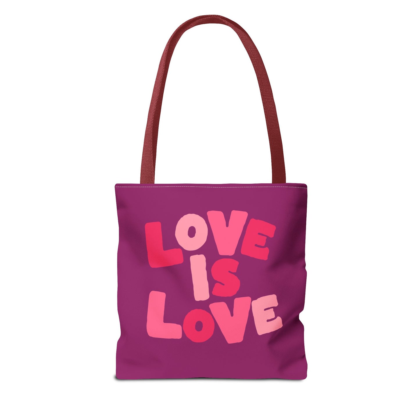 Love Is Love Tote Bag — Bright Pride Statement Tote for Everyday Use