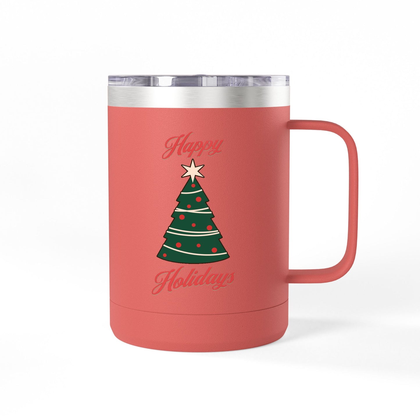 Christmas Coffee Mug Tumbler, 15oz