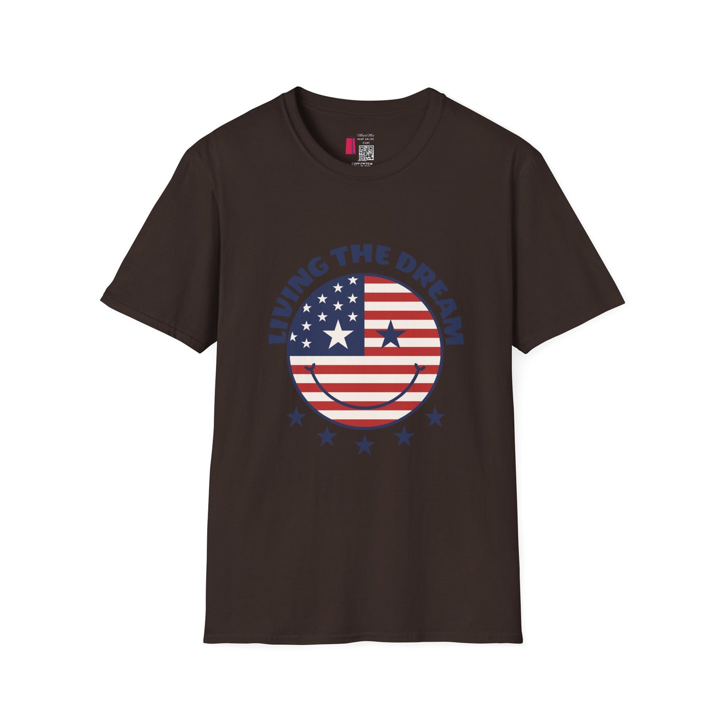 Living the Dream American Flag T-Shirt