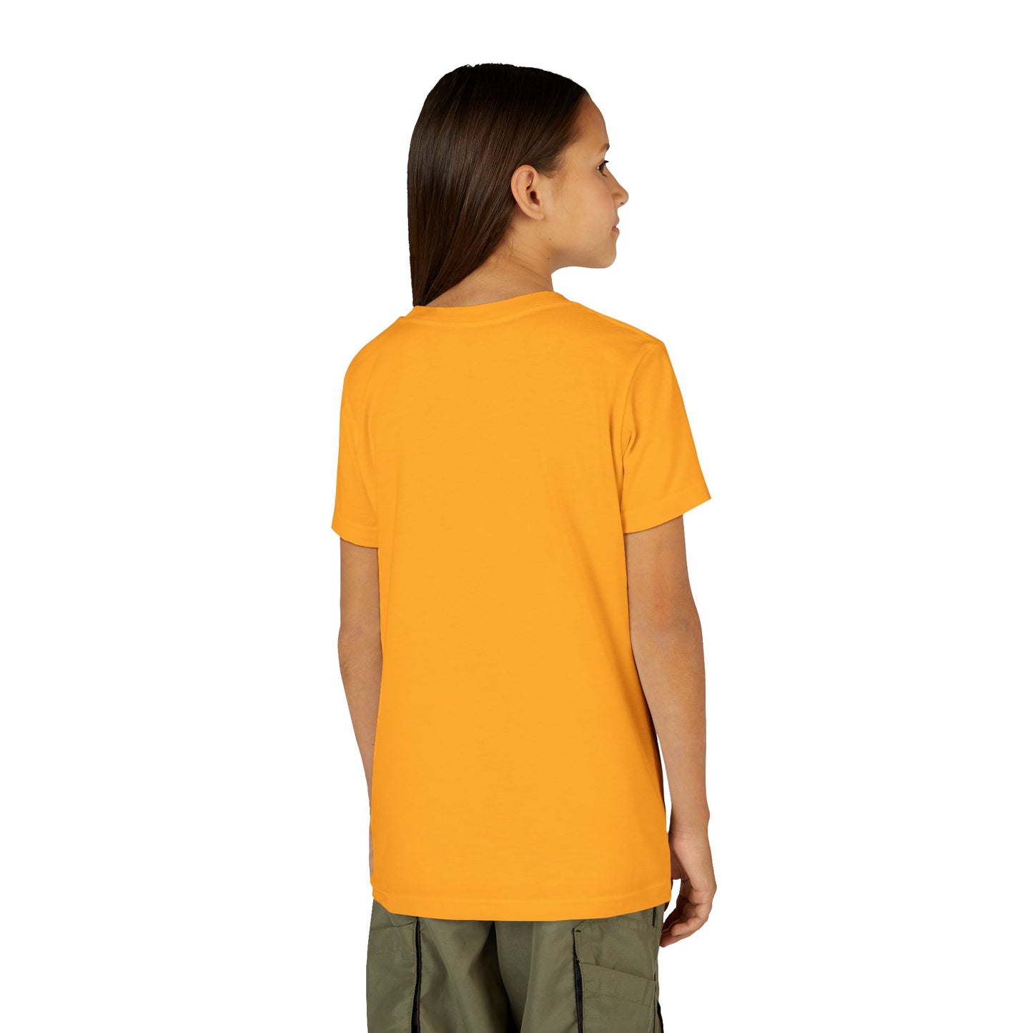 Youth Rainbow Tee — Cute Smiling Clouds & Rainbow Kids Shirt