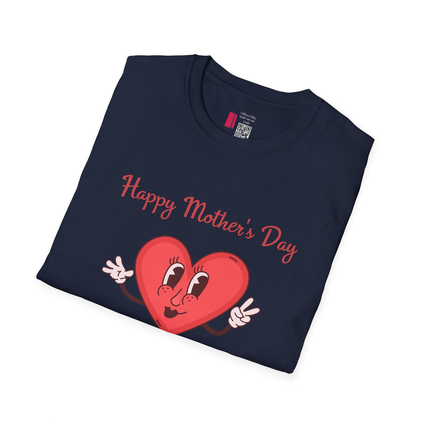 Happy Mother's Day Heart Graphic T-Shirt