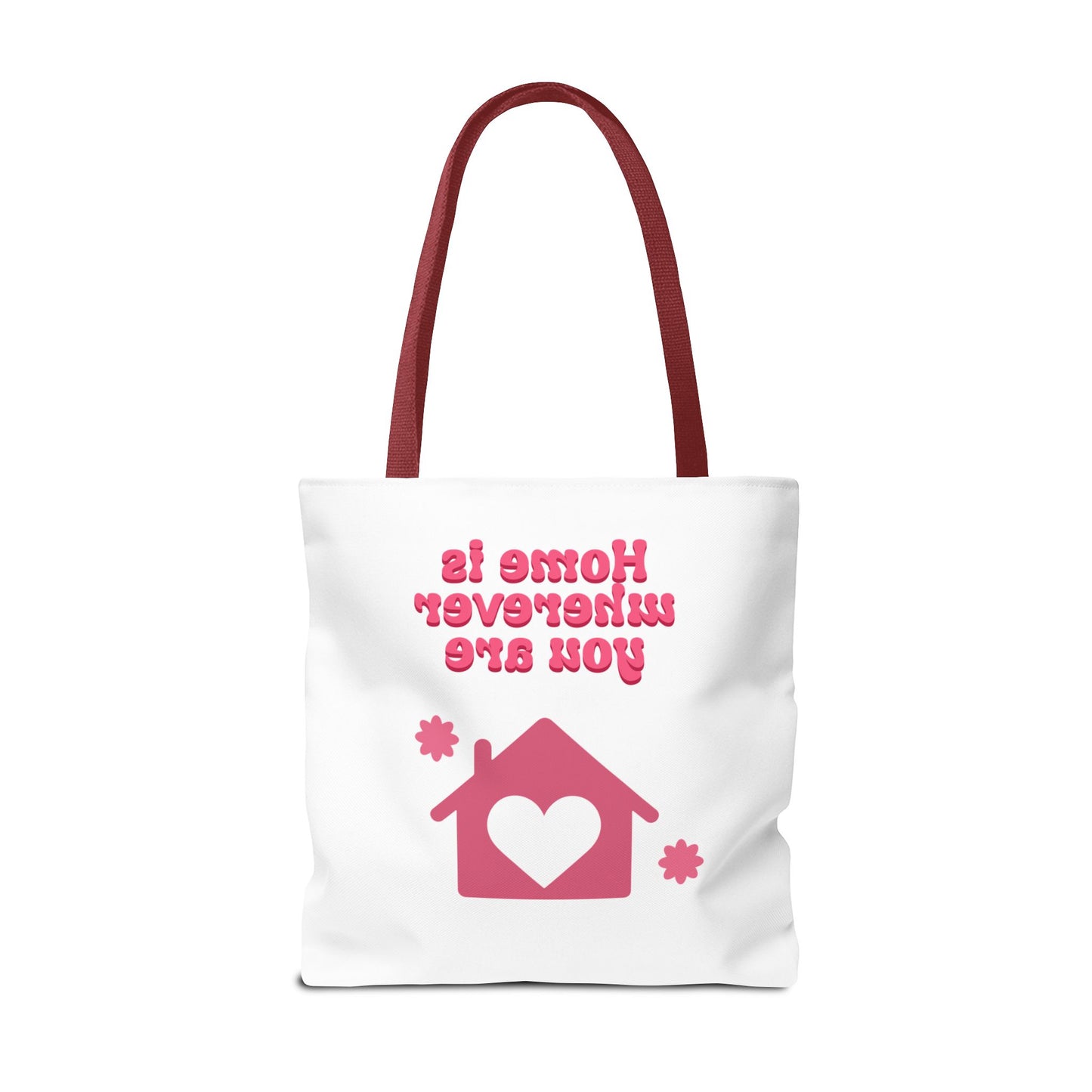 Valentine Love Tote Bag — Romantic Heart Print