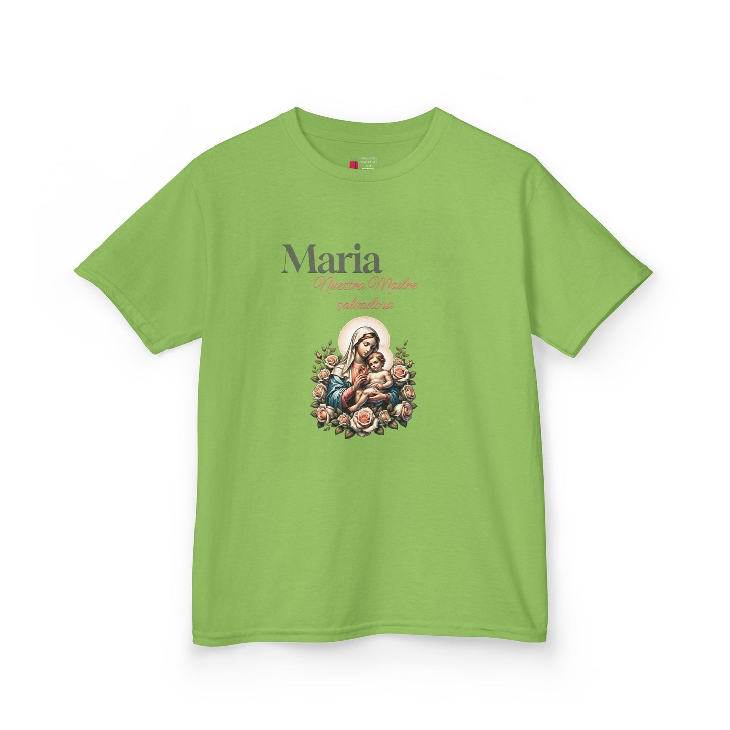 Kids Maria Virgen Faith T-Shirt — Religious Catholic Children's Tee