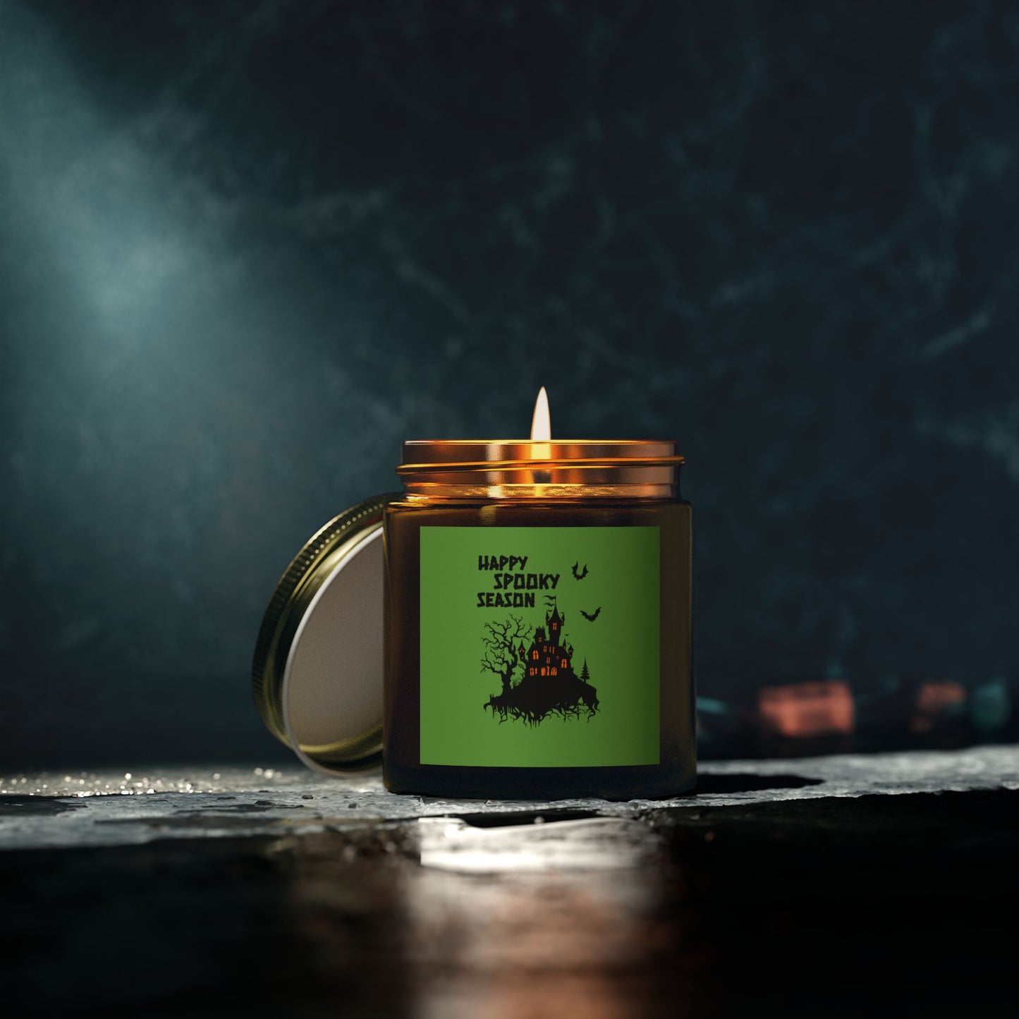 Scented Candles, Halloween Spooky Design