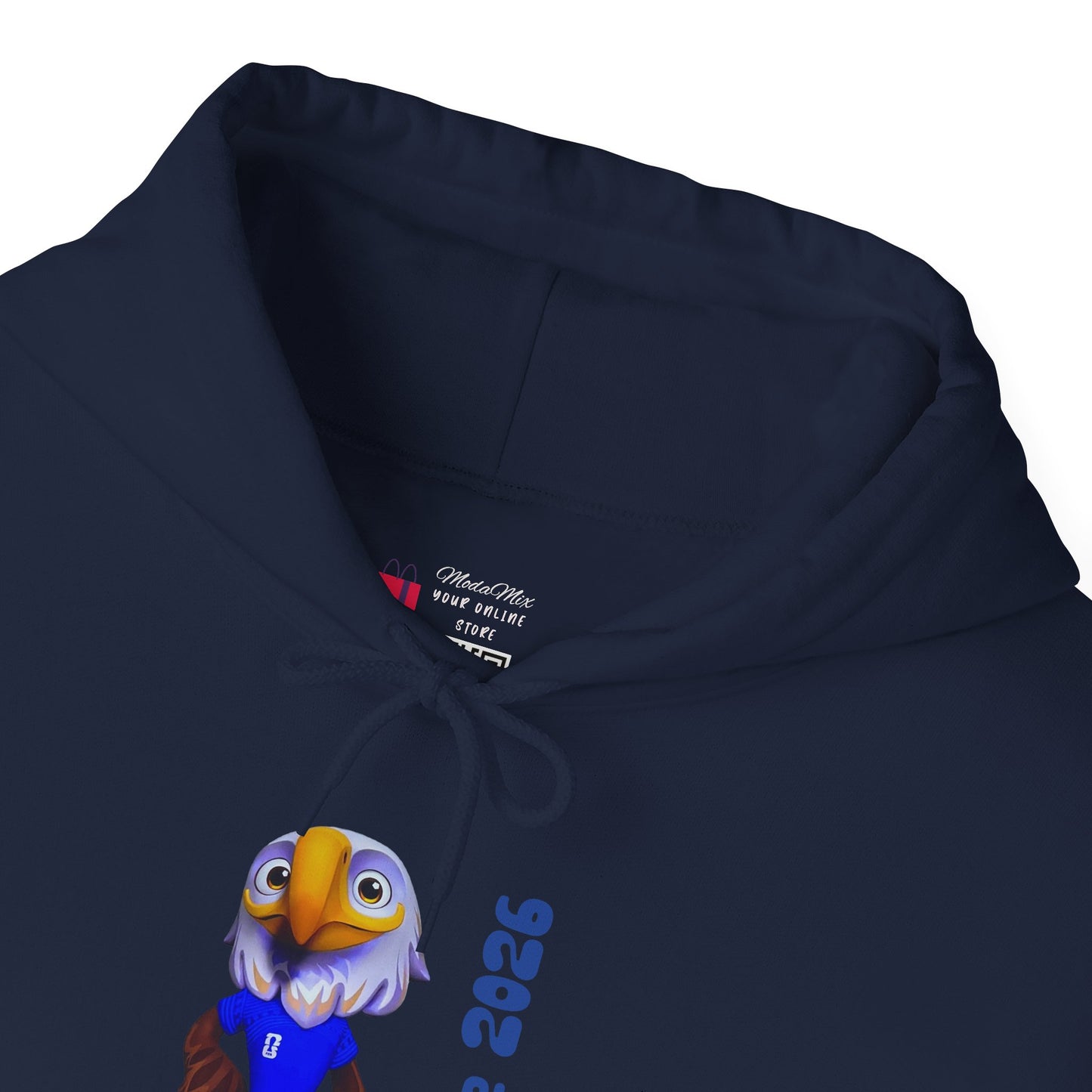 World Cup 2026 USA Eagle Mascot Hoodie — 'We Are 2026' Graphic Pullover