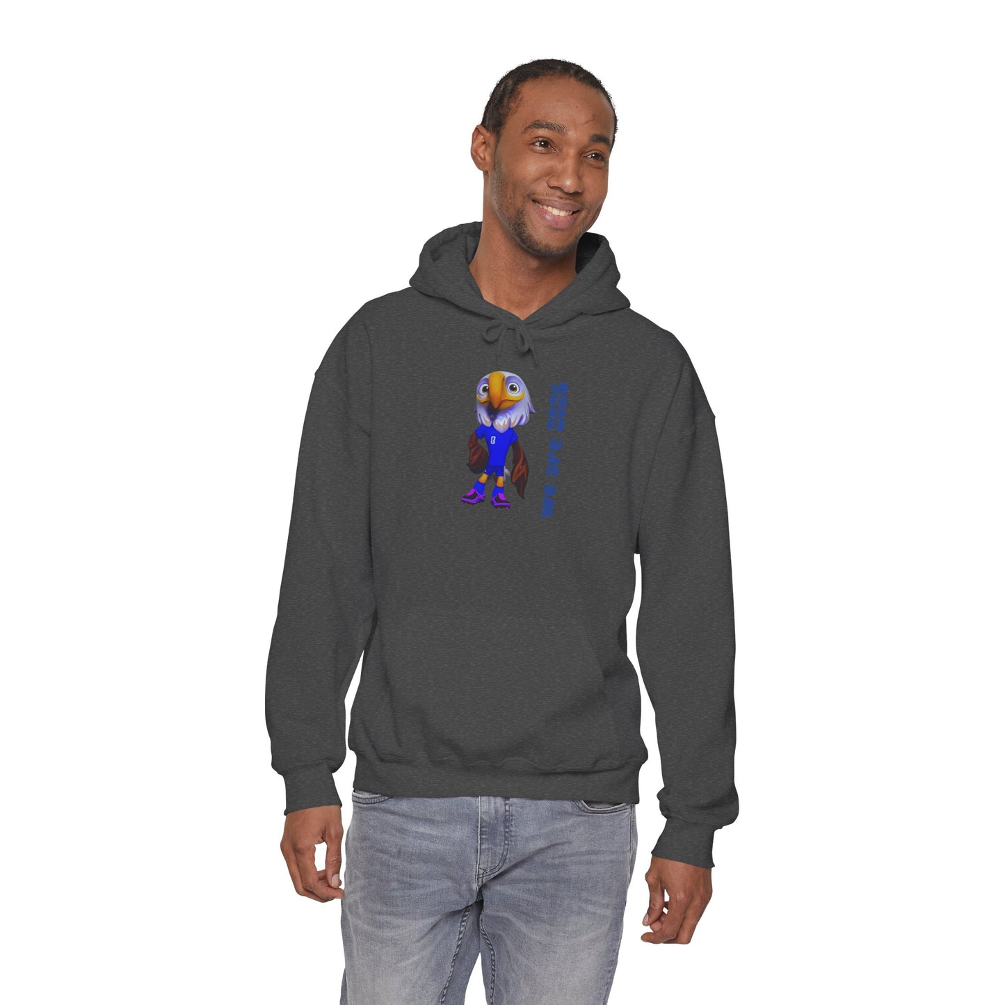 World Cup 2026 USA Eagle Mascot Hoodie — 'We Are 2026' Graphic Pullover