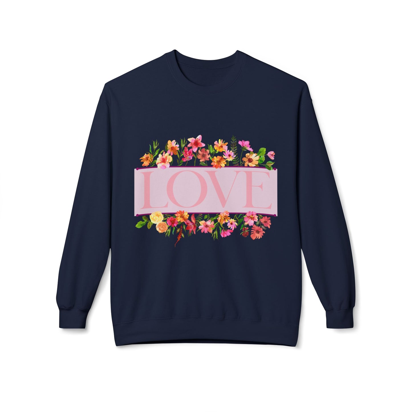 Love Floral Crewneck Sweatshirt