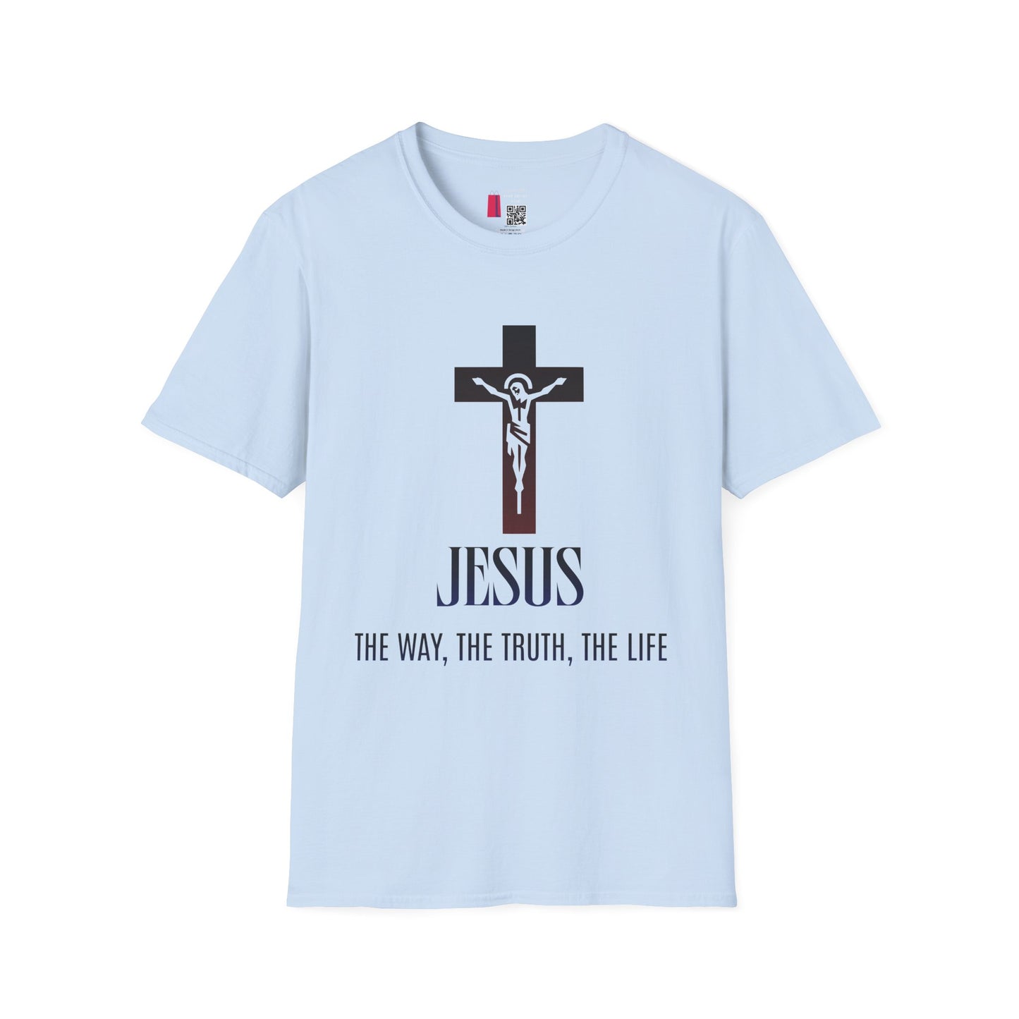 Jesus Cross T-Shirt — "The Way, The Truth, The Life" Christian Tee