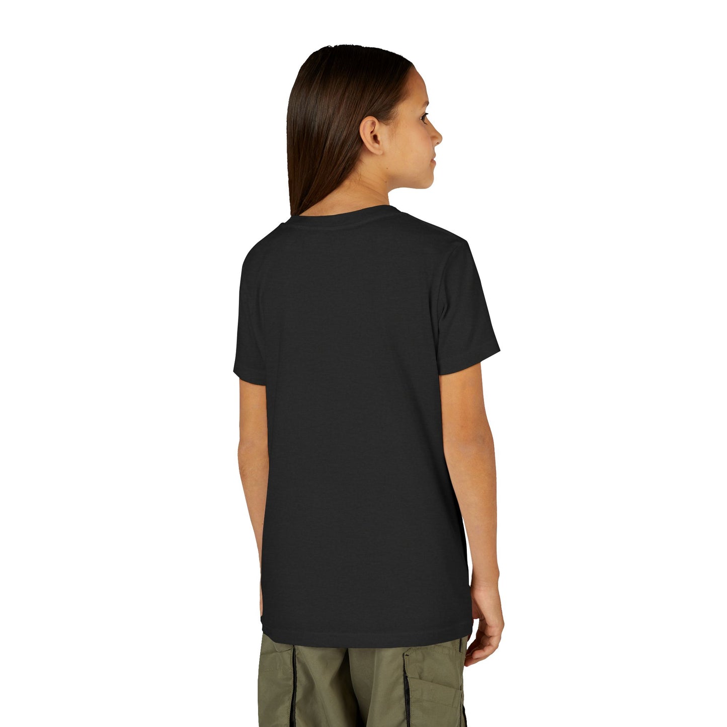 Youth Rainbow Tee — Cute Smiling Clouds & Rainbow Kids Shirt