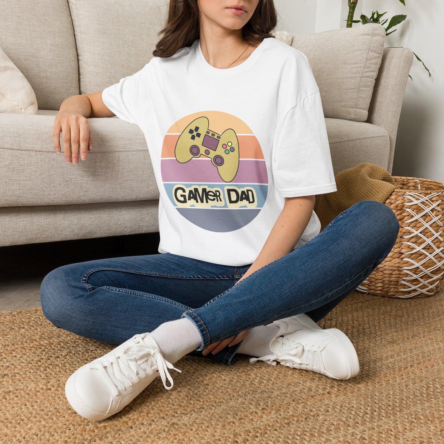 Gamer Dad T-Shirt — Retro Controller Father’s Day Tee