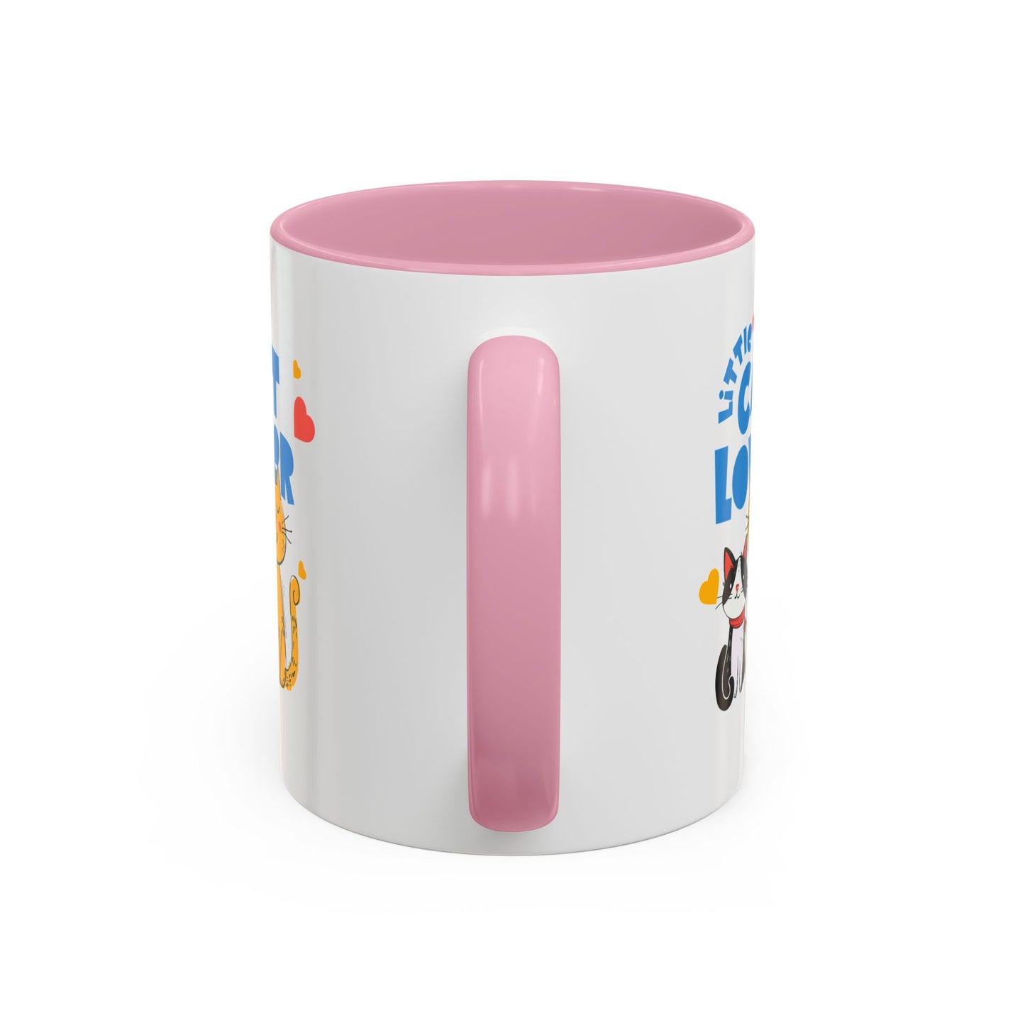 Cat Lover Mug — Colorful 11oz/15oz Ceramic Coffee Cup (Little Cat Lover Design)