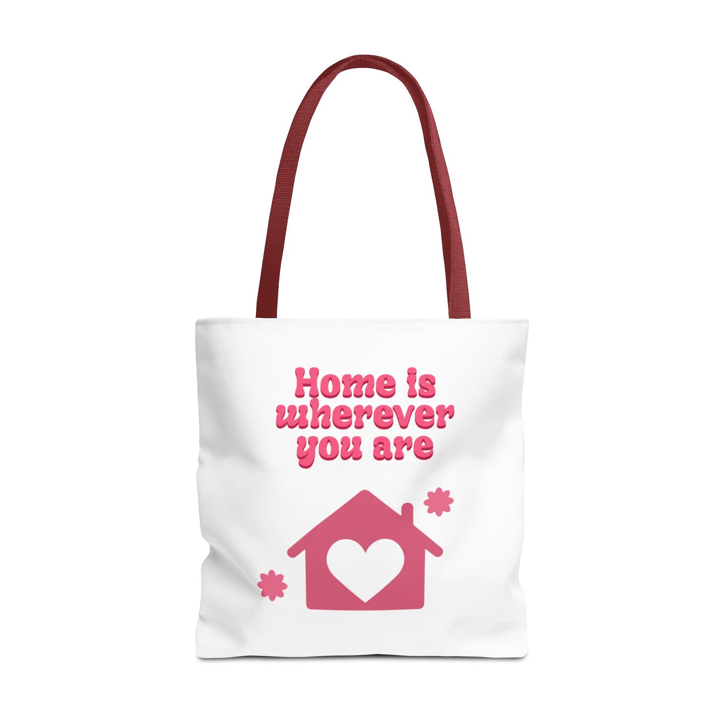 Valentine Love Tote Bag — Romantic Heart Print