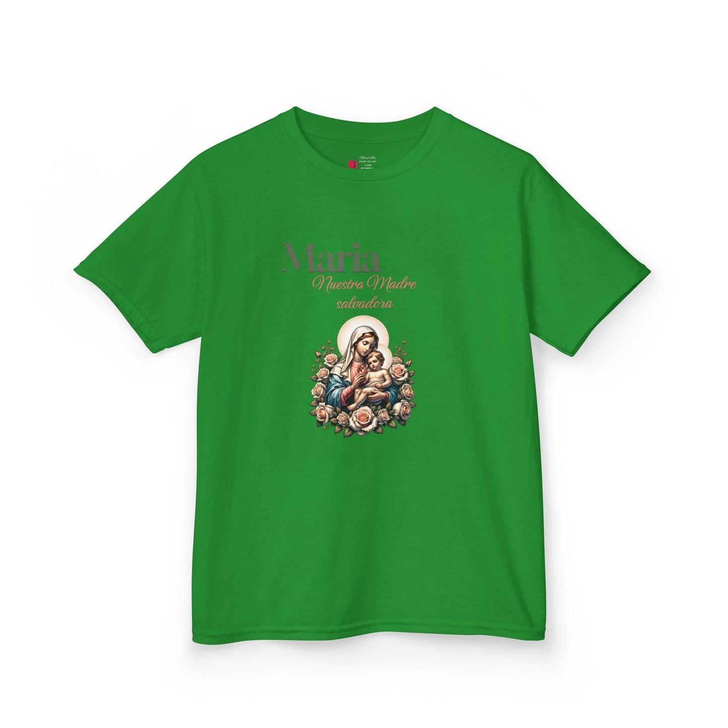 Kids Maria Virgen Faith T-Shirt — Religious Catholic Children's Tee
