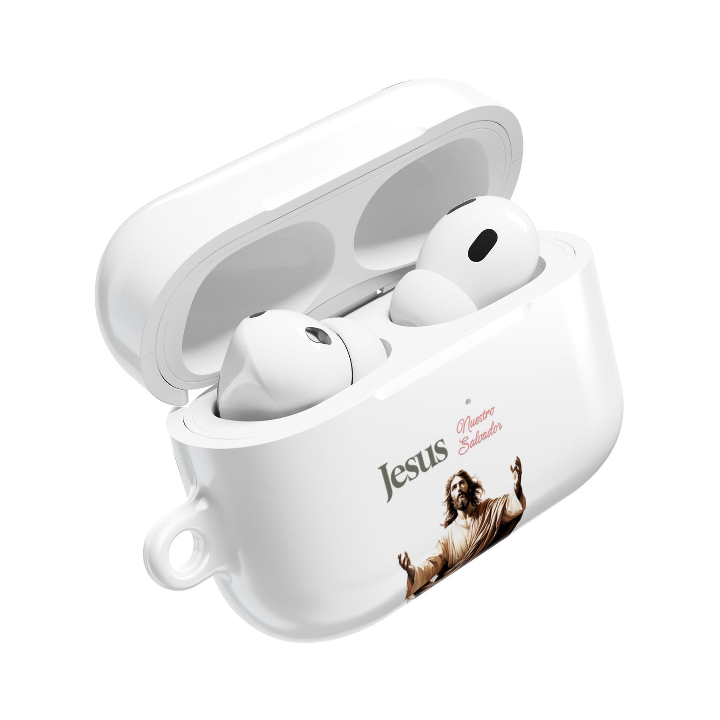 Faith Hope Love AirPod Case — Jesus Maria Christian Protective Cover