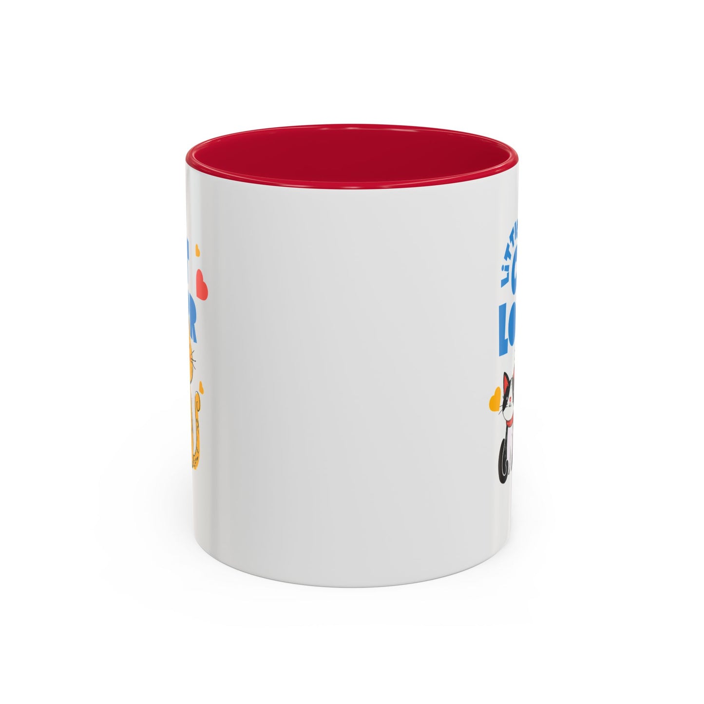 Cat Lover Mug — Colorful 11oz/15oz Ceramic Coffee Cup (Little Cat Lover Design)