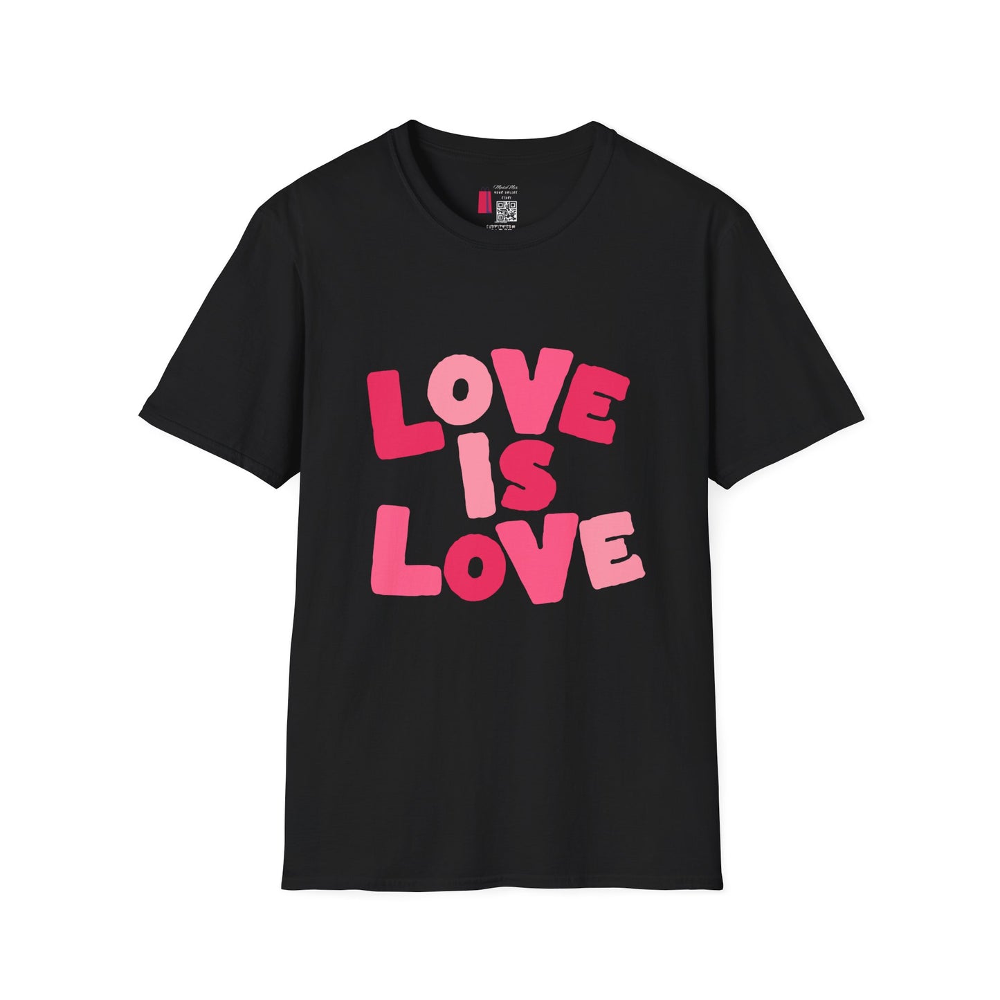 T-Shirt — "Love Is Love" Retro Pink Pride Tee