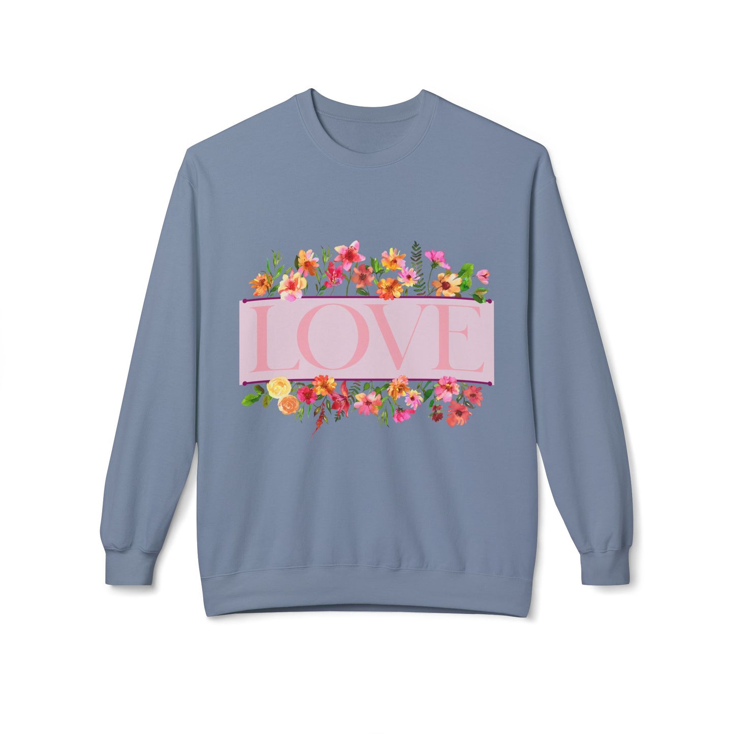 Love Floral Crewneck Sweatshirt