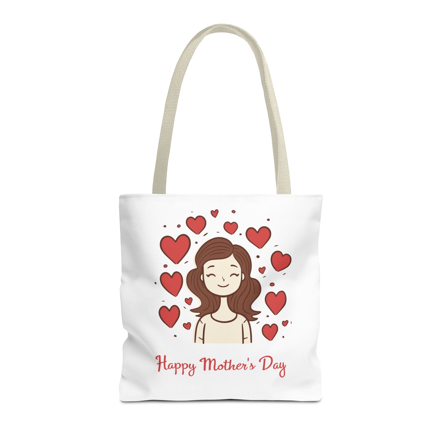Mother's Day Hearts Tote Bag — Happy Mother's Day Gift Tote