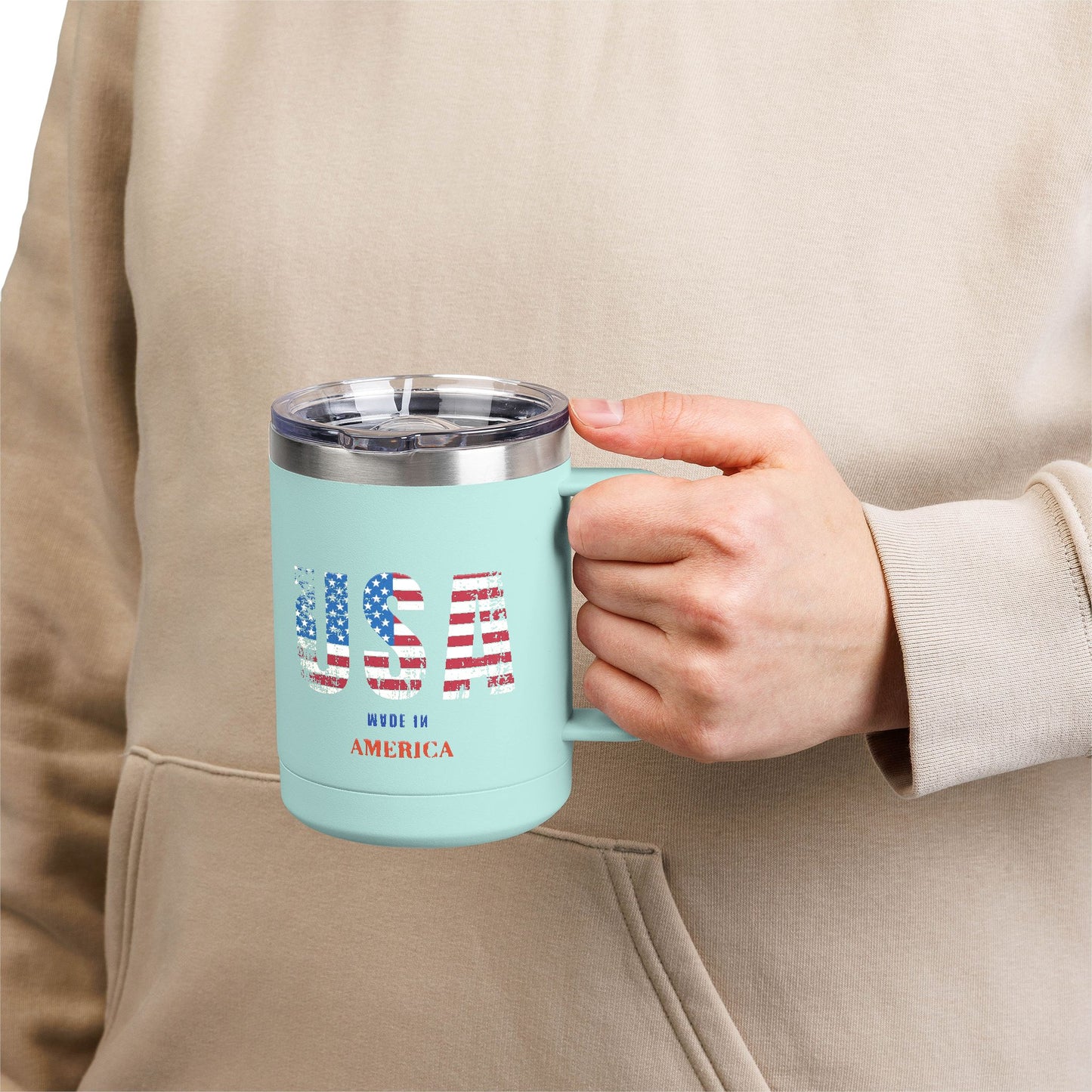 Coffee Mug Tumbler - 4th of July Celebration 15oz