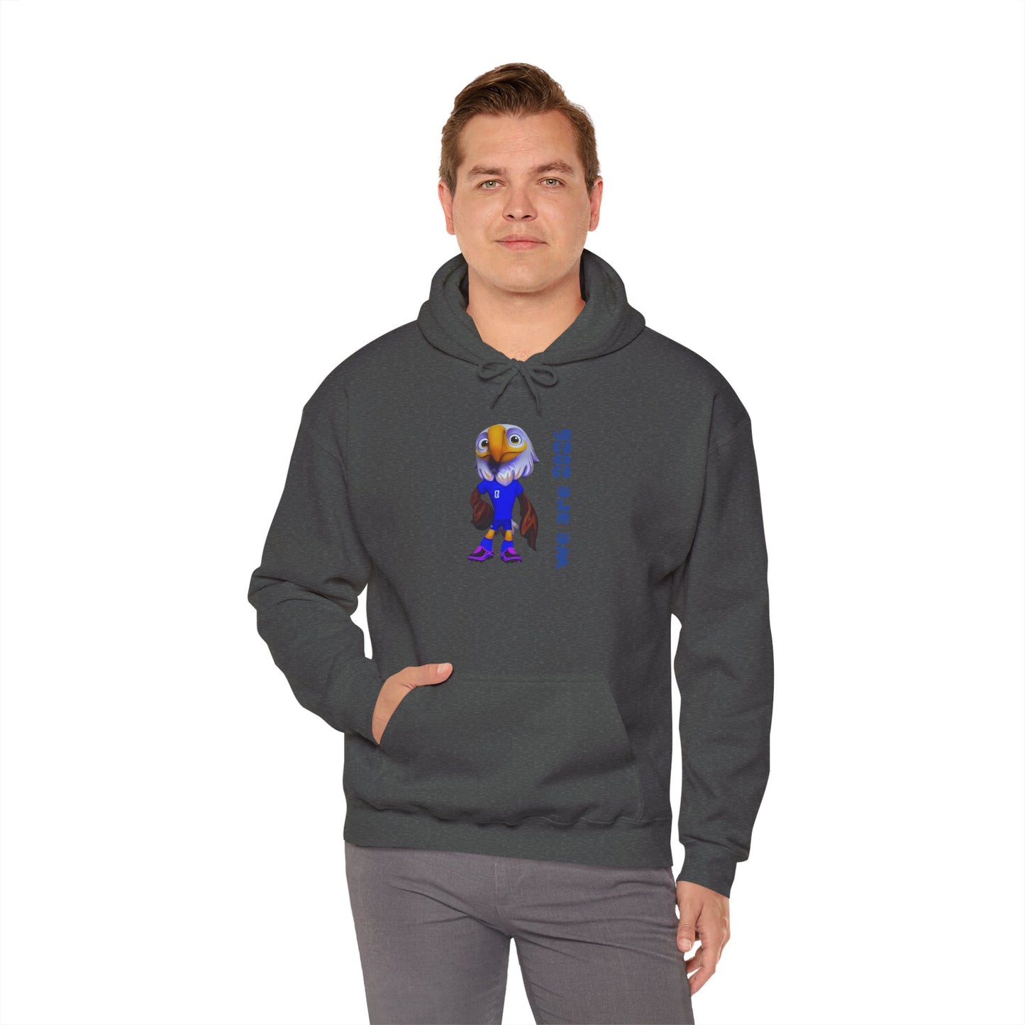 World Cup 2026 USA Eagle Mascot Hoodie — 'We Are 2026' Graphic Pullover