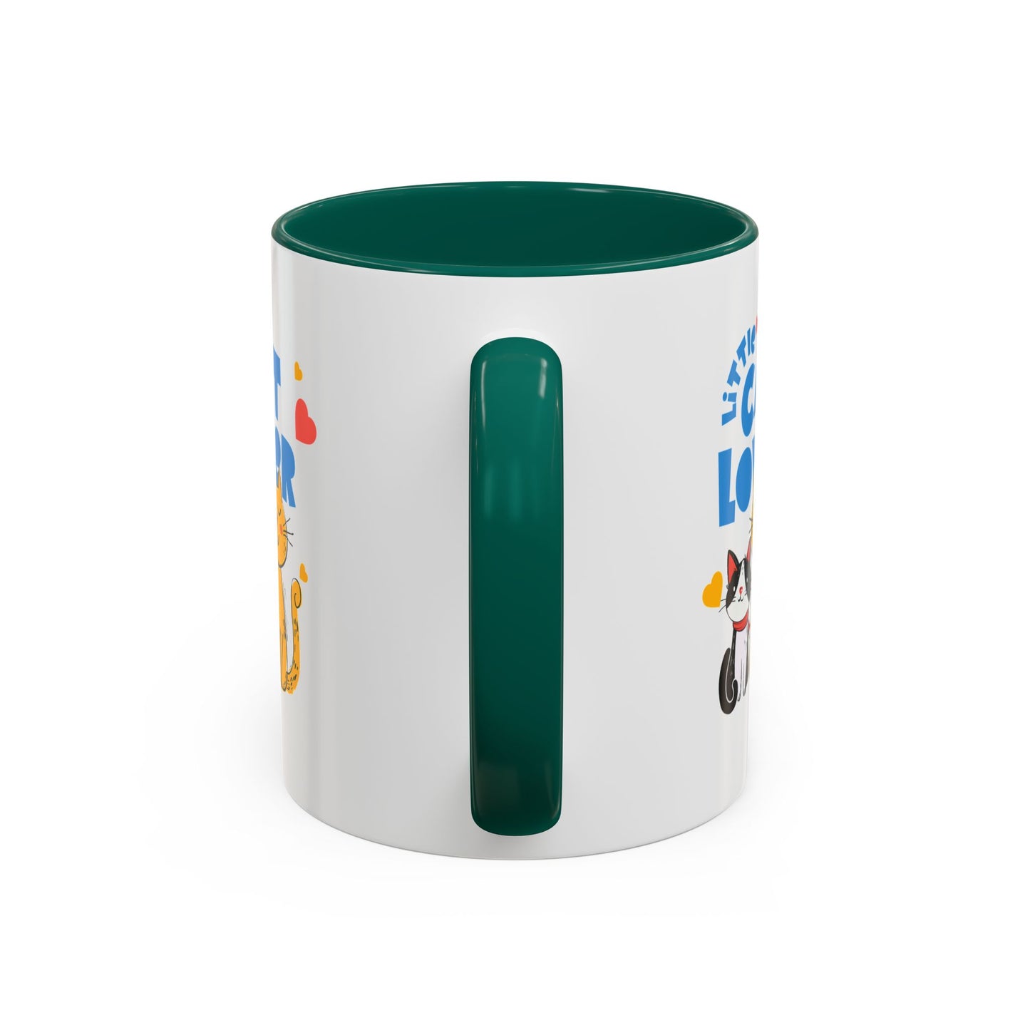 Cat Lover Mug — Colorful 11oz/15oz Ceramic Coffee Cup (Little Cat Lover Design)
