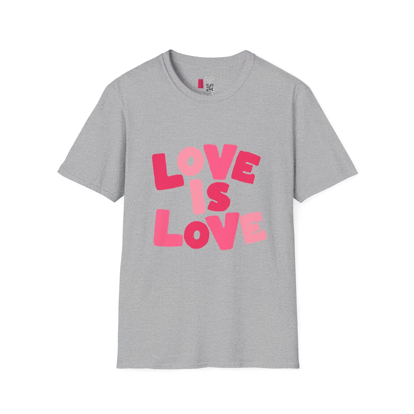 T-Shirt — "Love Is Love" Retro Pink Pride Tee