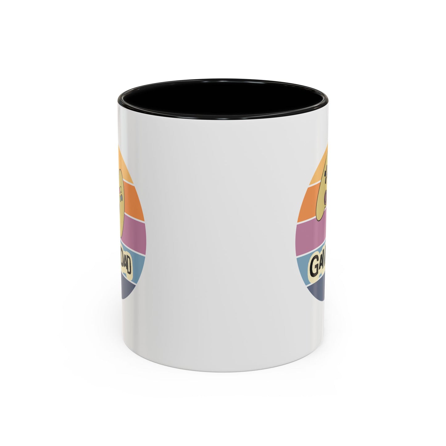 Gamer Dad Coffee Mug — Retro Controller Accent Mug (11/15 oz)