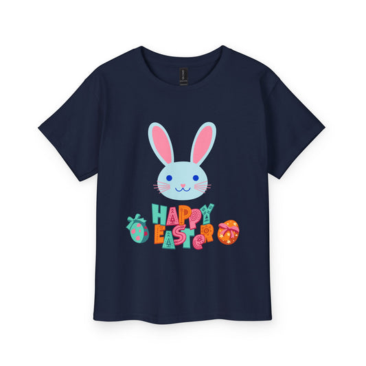 Kids' Happy Easter Bunny T-Shirt — Cute Pastel Easter Egg Design