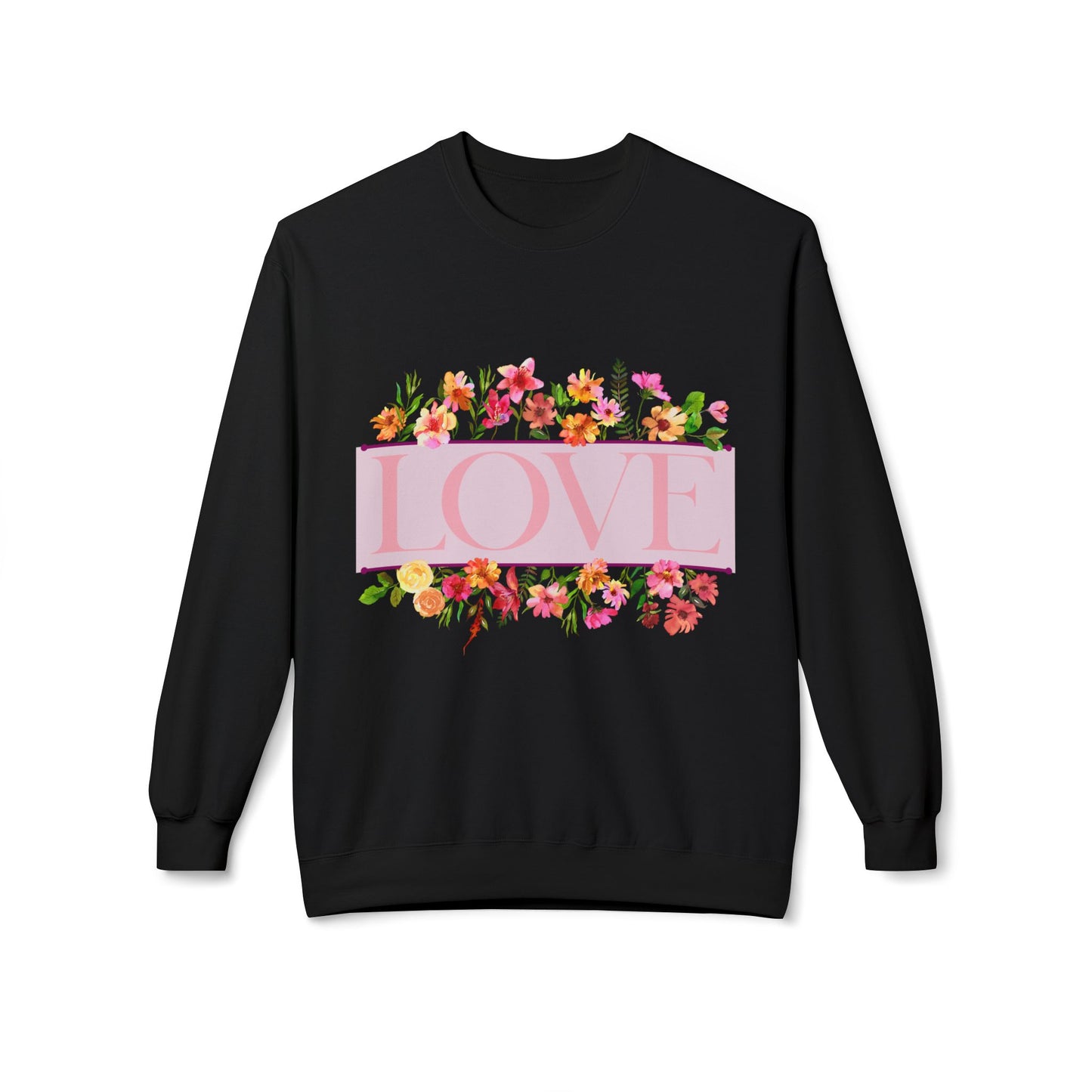 Love Floral Crewneck Sweatshirt