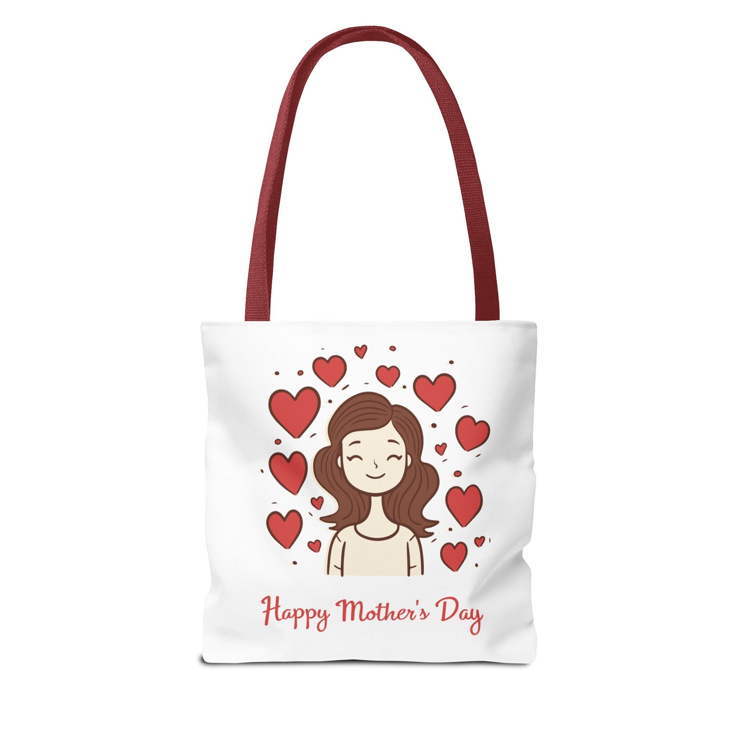 Mother's Day Hearts Tote Bag — Happy Mother's Day Gift Tote