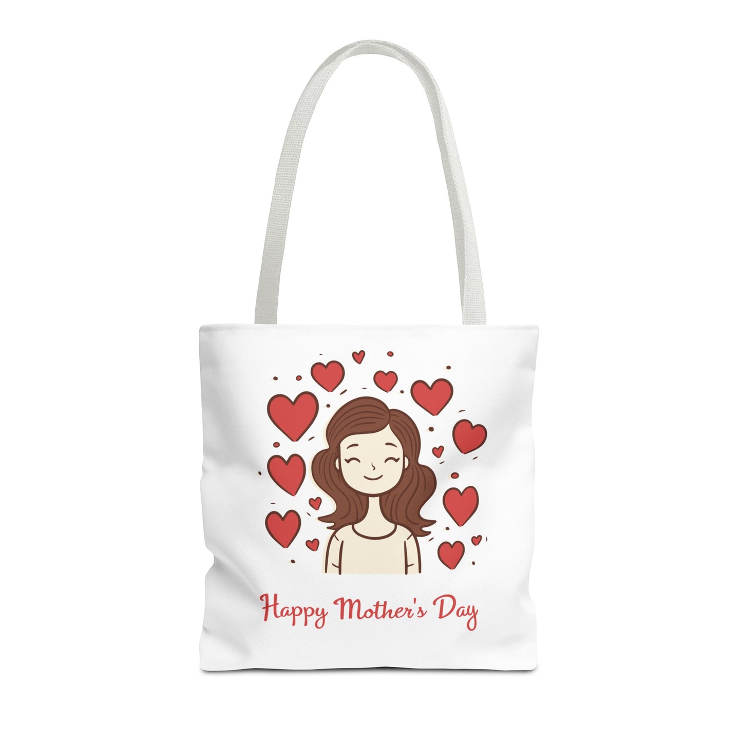 Mother's Day Hearts Tote Bag — Happy Mother's Day Gift Tote