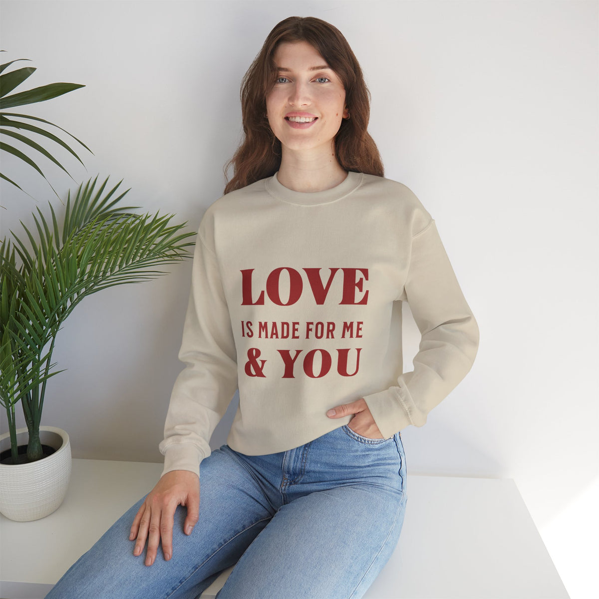 Valentine's Day Love Crewneck Sweatshirt