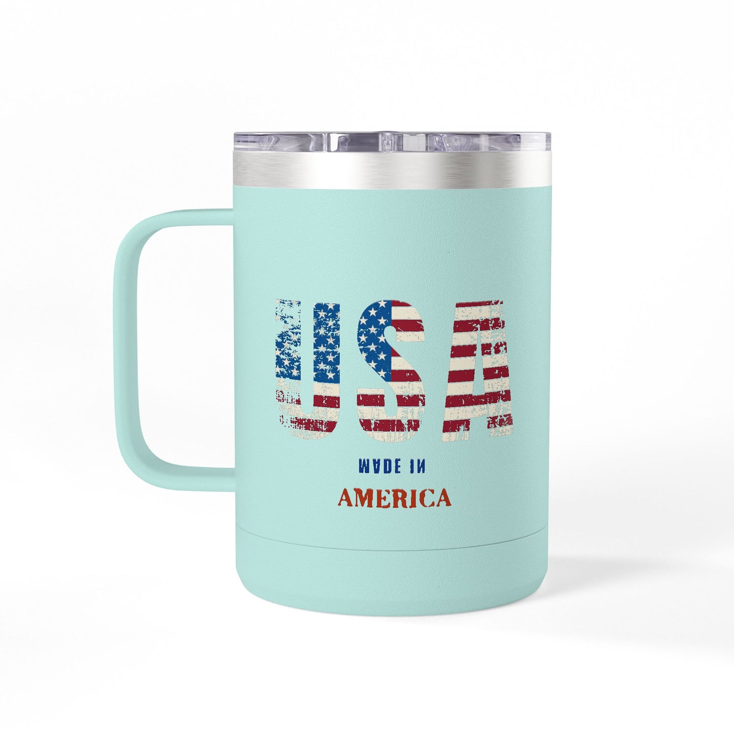 Coffee Mug Tumbler - 4th of July Celebration 15oz