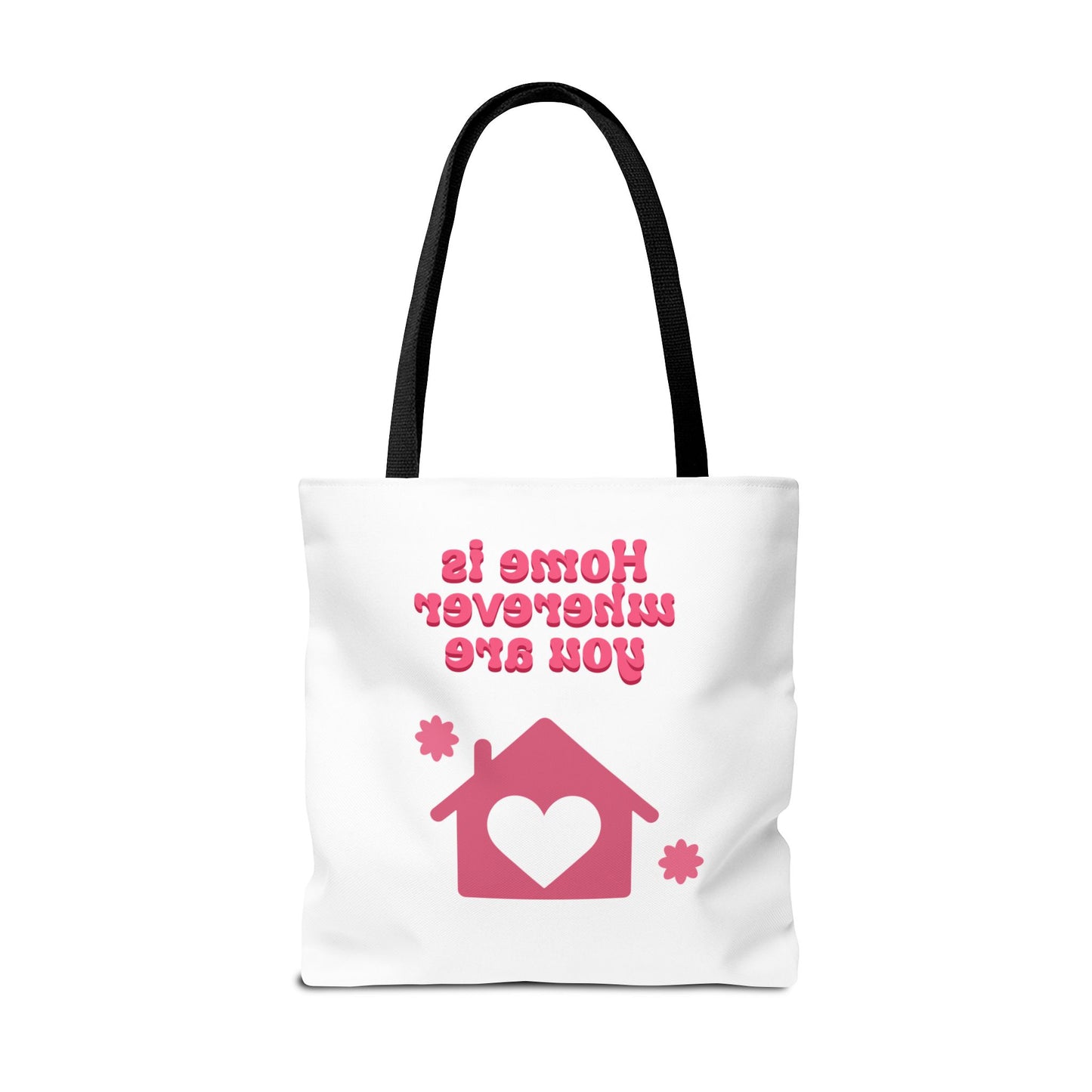 Valentine Love Tote Bag — Romantic Heart Print