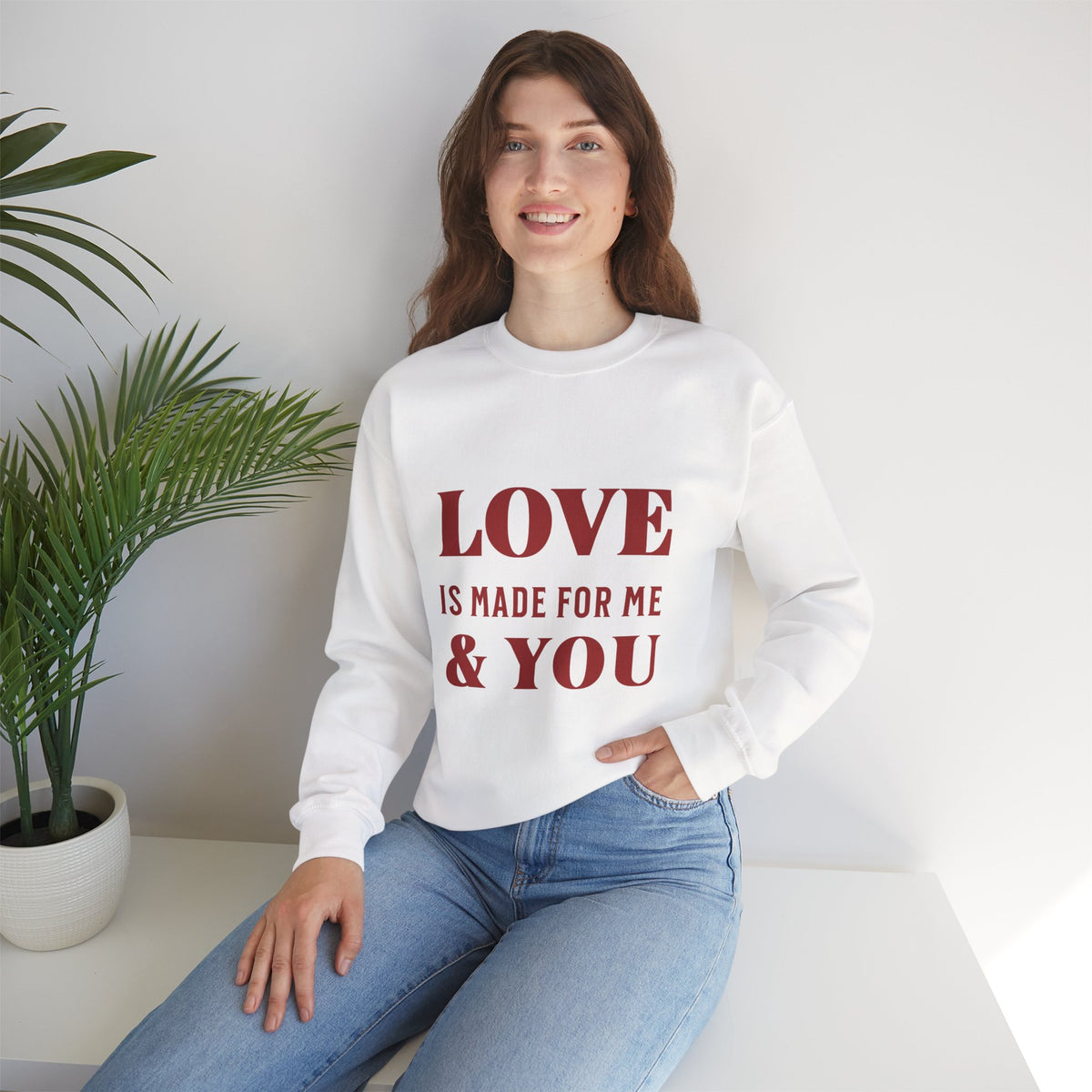 Valentine's Day Love Crewneck Sweatshirt