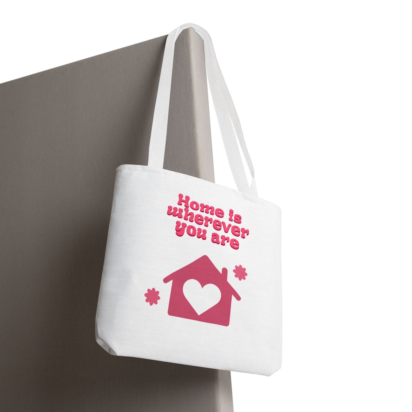 Valentine Love Tote Bag — Romantic Heart Print