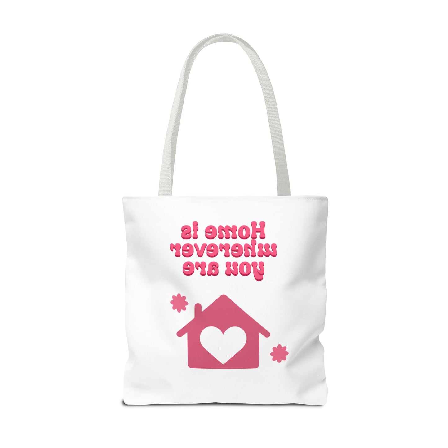 Valentine Love Tote Bag — Romantic Heart Print