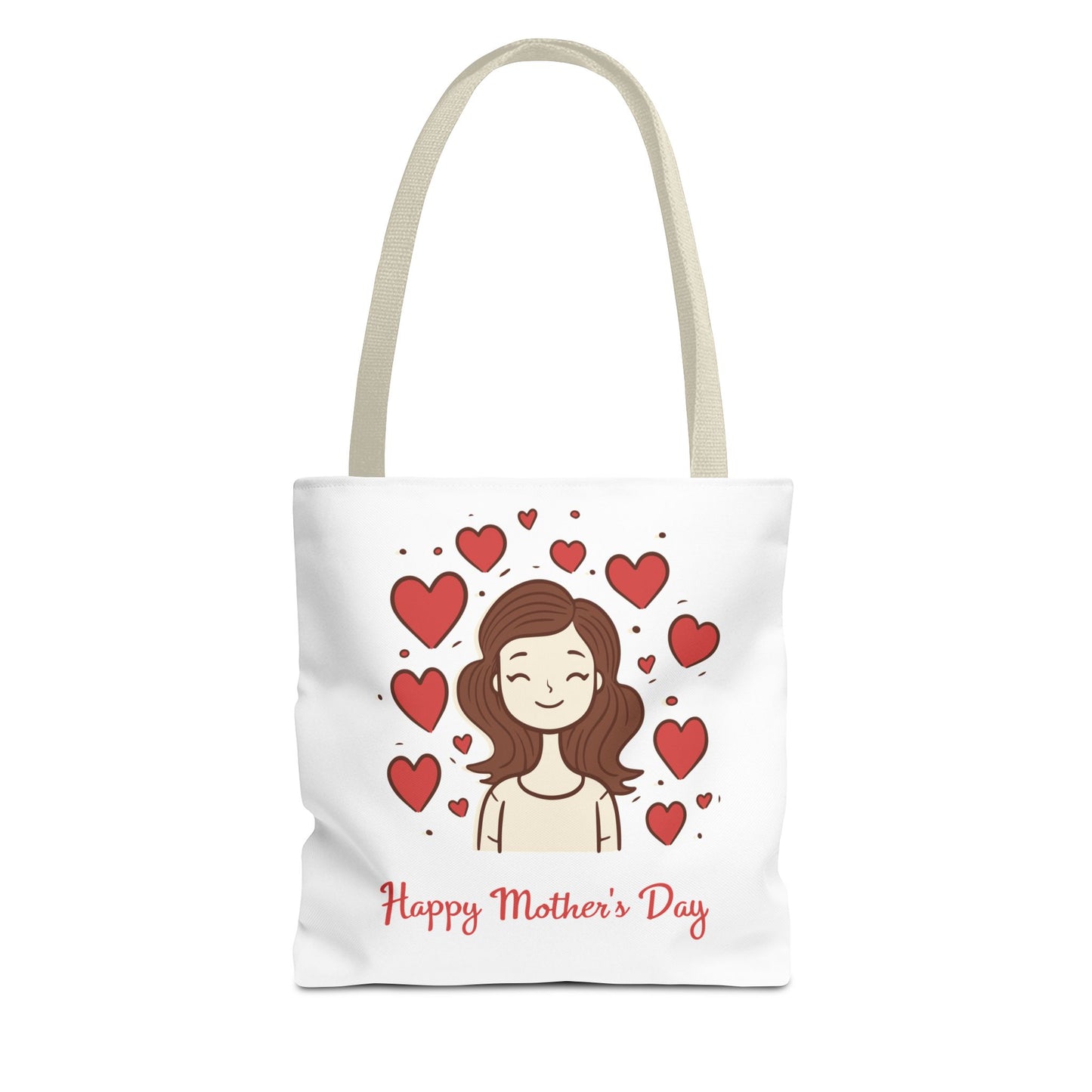Mother's Day Hearts Tote Bag — Happy Mother's Day Gift Tote