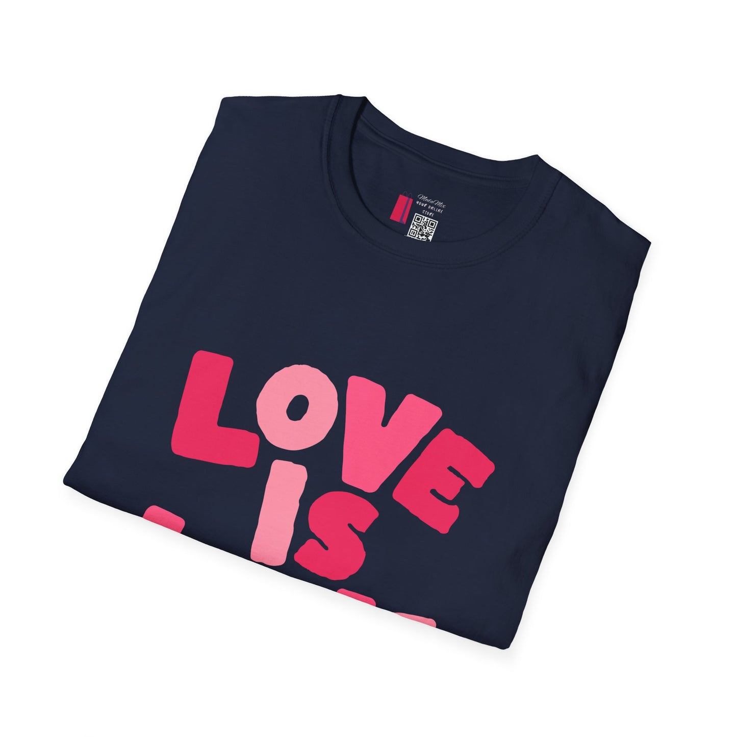 T-Shirt — "Love Is Love" Retro Pink Pride Tee