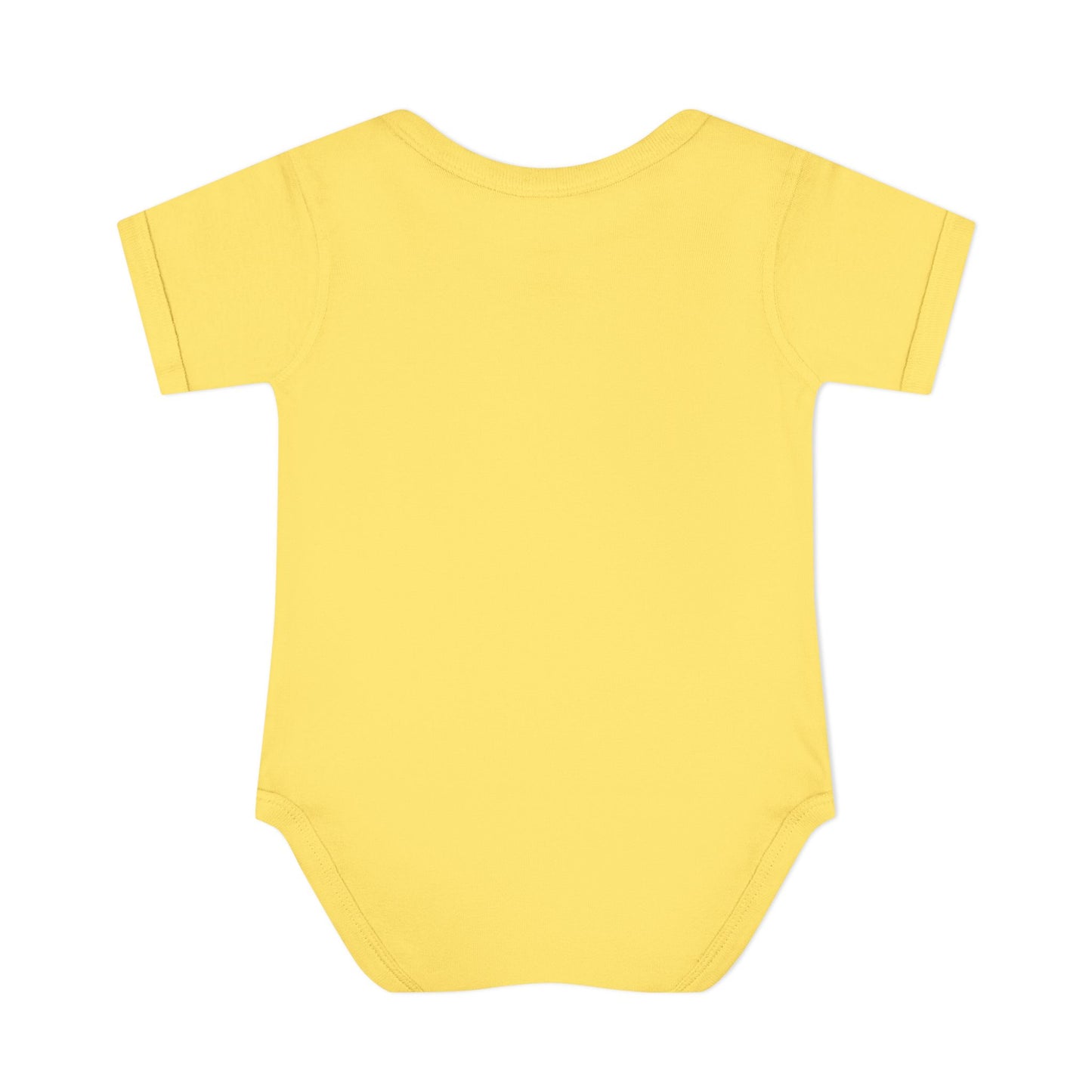 Baby Bodysuit — Cute Rainbow with Smiling Clouds Infant Onesie