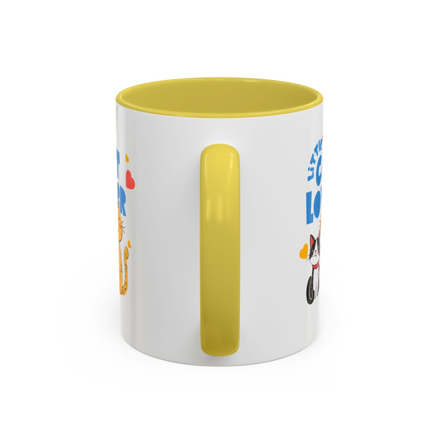 Cat Lover Mug — Colorful 11oz/15oz Ceramic Coffee Cup (Little Cat Lover Design)
