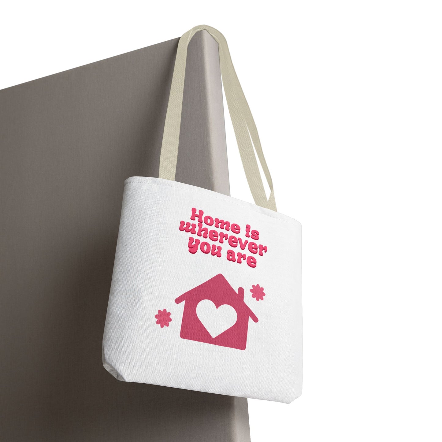 Valentine Love Tote Bag — Romantic Heart Print
