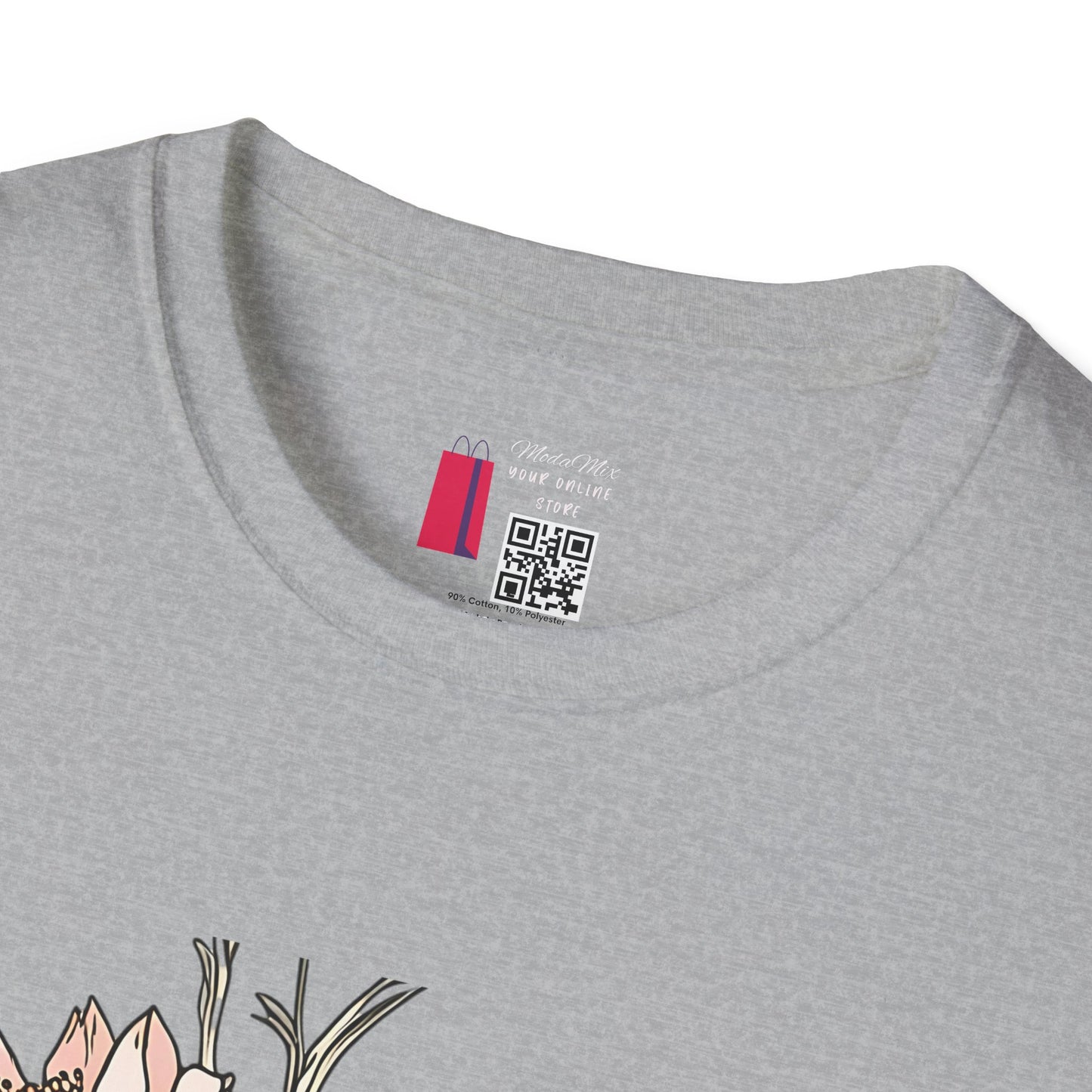 Floral Bouquet Tee - Vintage Peach Botanical T-Shirt