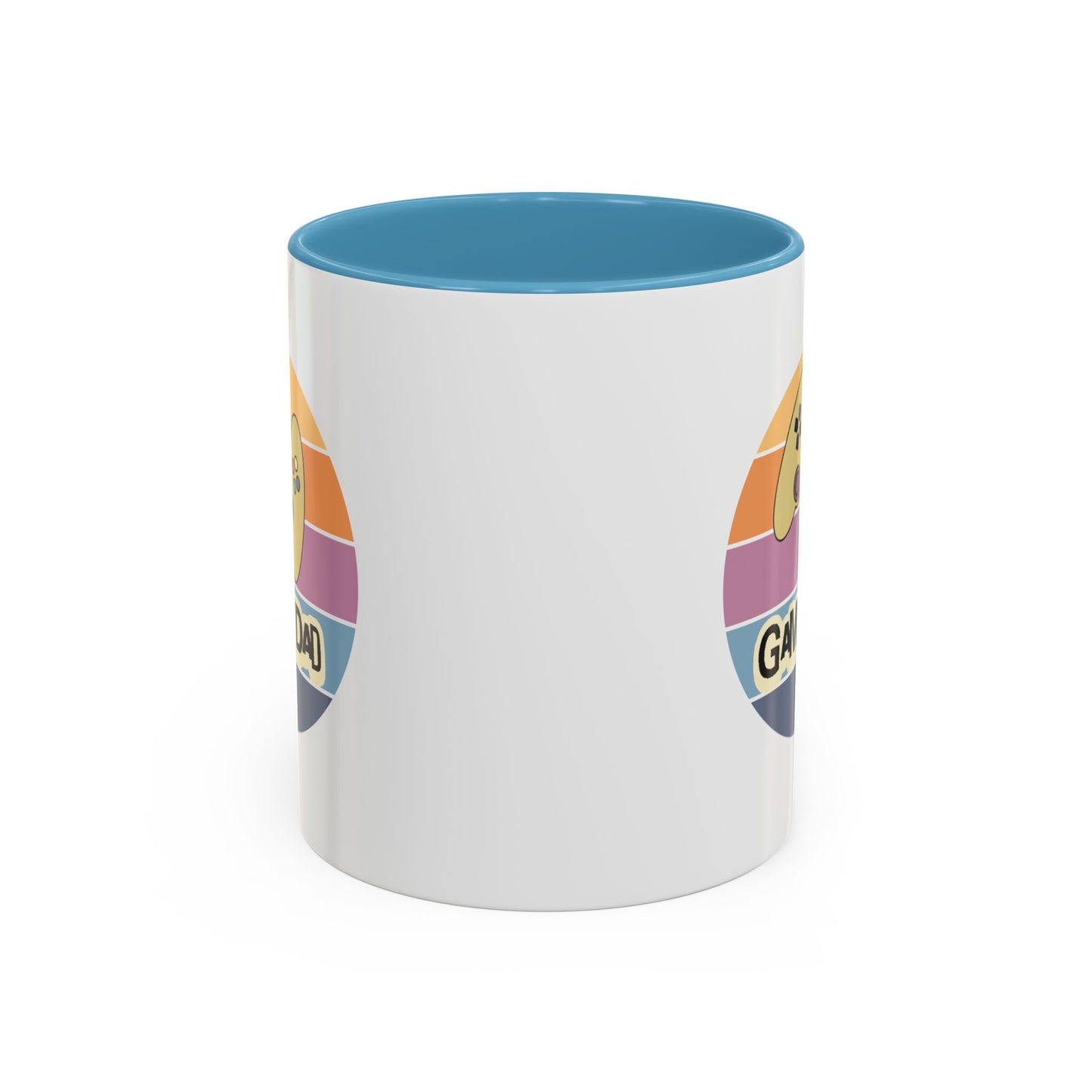 Gamer Dad Coffee Mug — Retro Controller Accent Mug (11/15 oz)