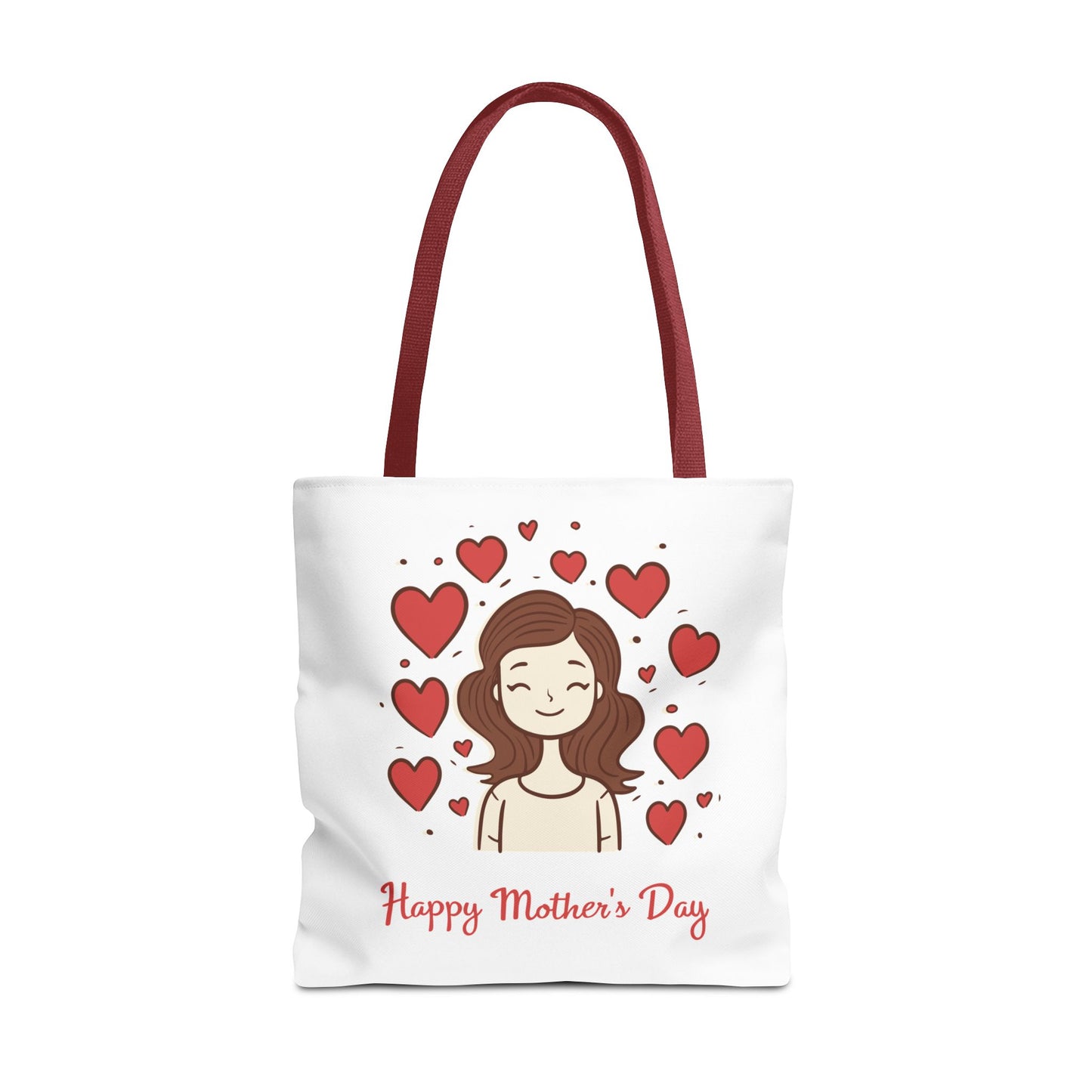 Mother's Day Hearts Tote Bag — Happy Mother's Day Gift Tote