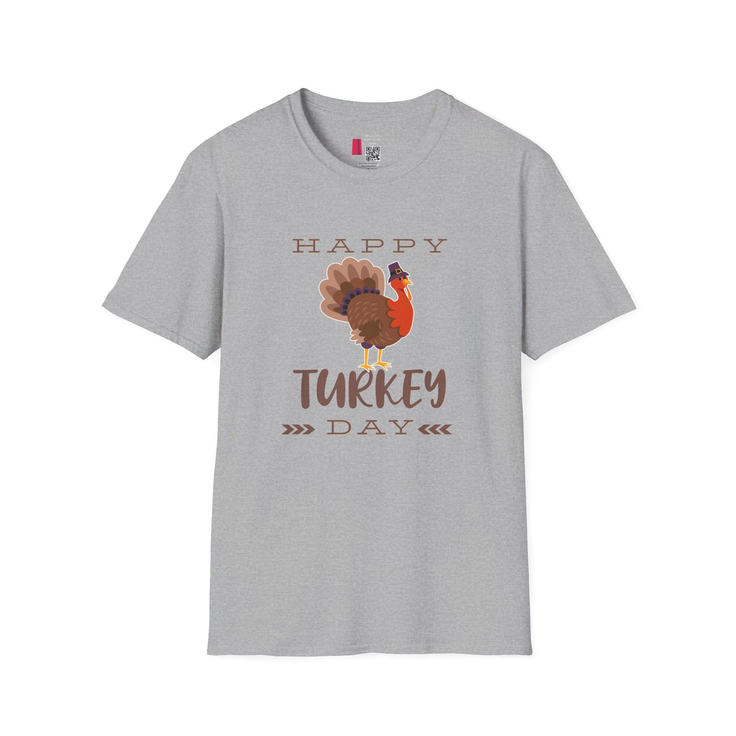 Thanksgiving Unisex Softstyle T-Shirt - Festive Fall Holiday Design
