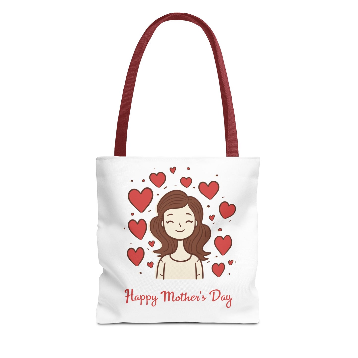Mother's Day Hearts Tote Bag — Happy Mother's Day Gift Tote